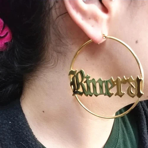 #7 Personalized Name Earrings